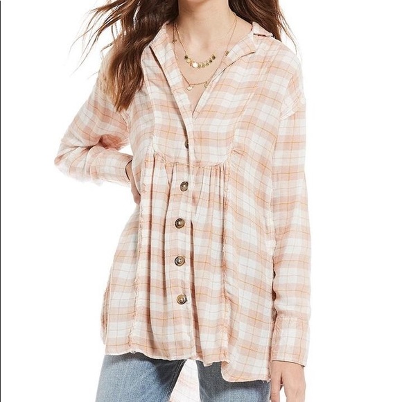Free People Tops - Price firm 😊 Free People plaid top